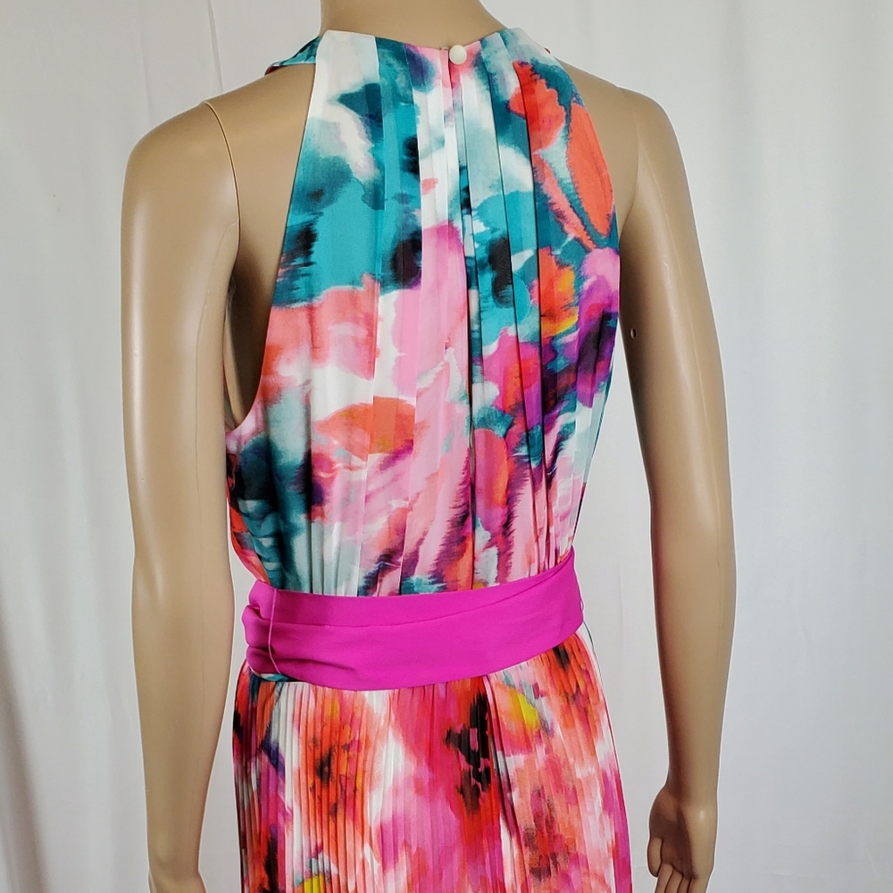 Eliza J floral pleated dress size 8 - Picture 7 of 8